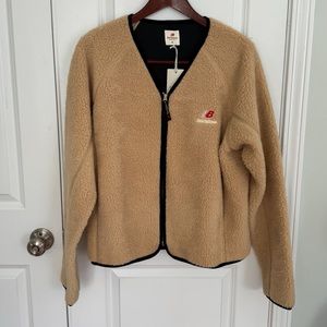 New Balance Tan Fleece Jacket